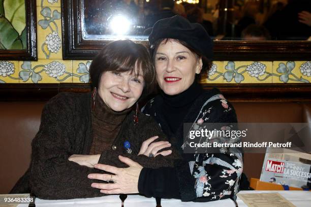 Actress Macha Meril Princess Gagarine and Writer and Journalist Irene Frain attend the 83rd Prix Cazes de la Brasserie Lipp Literary Prize at...