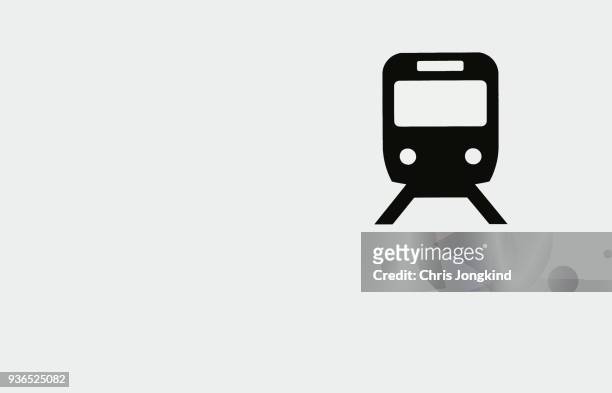 train sign on information board - mobility icon stock pictures, royalty-free photos & images