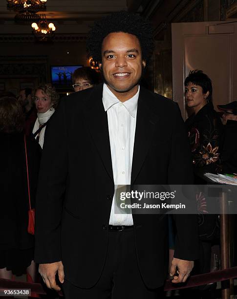 Pianist Eric Lewis attends the Alvin Ailey Opening Night Gala Performance at the New York City Center on December 2, 2009 in New York City.