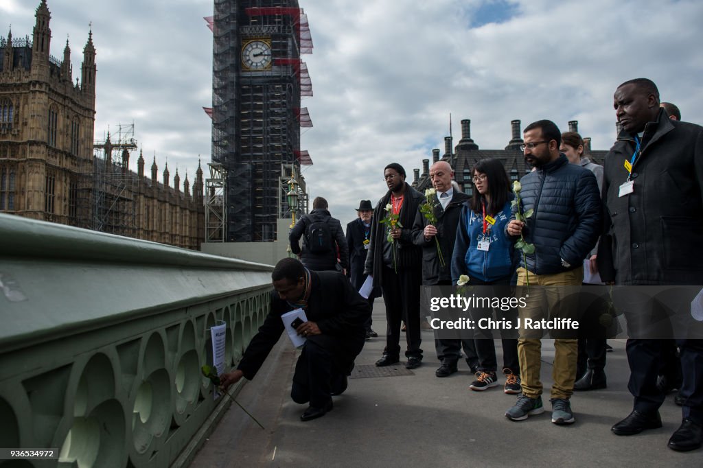 First Anniversary Of The Westminster Bridge Terror Attack