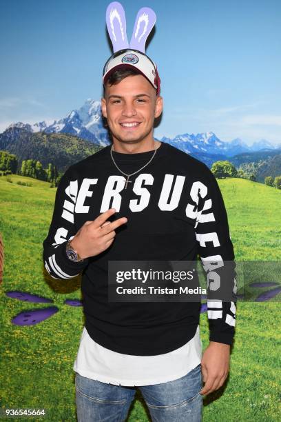 Pietro Lombardi during the Milka Osterbrunch at Studio Lassen on March 22, 2018 in Hamburg, Germany.