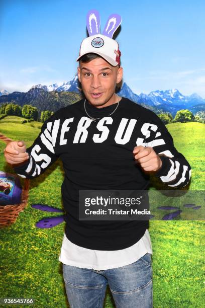Pietro Lombardi during the Milka Osterbrunch at Studio Lassen on March 22, 2018 in Hamburg, Germany.