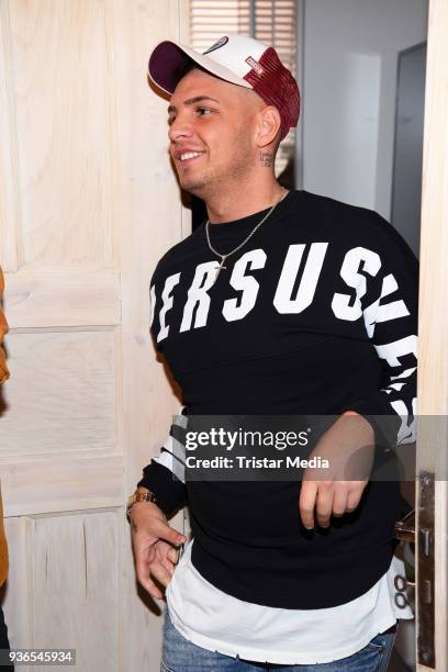 Pietro Lombardi during the Milka Osterbrunch at Studio Lassen on March 22, 2018 in Hamburg, Germany.