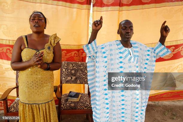 Evangelical church in Masindi, Uganda. Uganda.