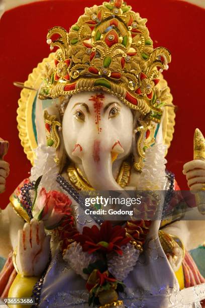 Jalaram Prathna hindu temple, Leicester. Ganesh murthi. United kingdom.