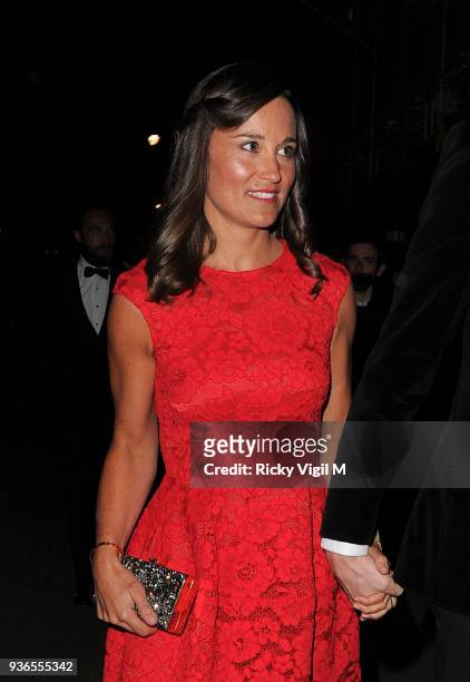 Pippa Middleton attends the British Heart Foundation Roll Out The Red Ball at Park Lane Hotel on February 10, 2015 in London, England.