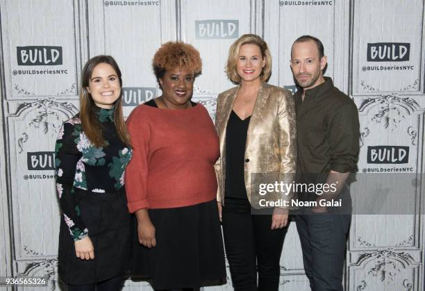 Amy Hoggart, Ashley Nicole Black, Allana Harkin and Mike Rubens visit Build Series to discuss Full Frontal With Samantha Bee's "The Great American...