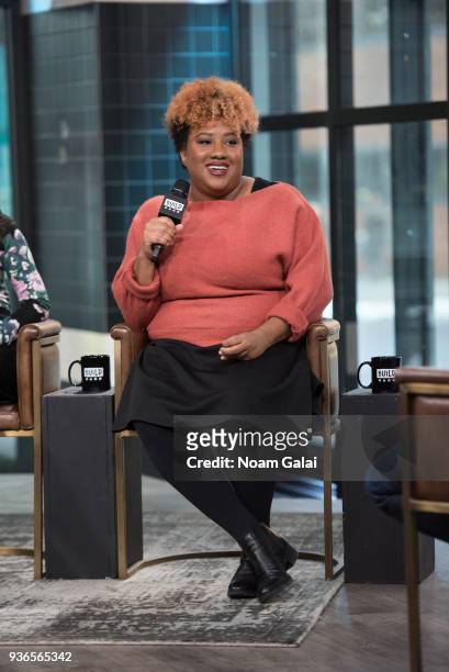 Ashley Nicole Black visits Build Series to discuss Full Frontal With Samantha Bee's Special "The Great American Puerto Rico" at Build Studio on March...