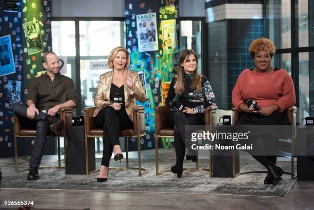 Mike Rubens, Allana Harkin, Amy Hoggart and Ashley Nicole Black visit Build Series to discuss Full Frontal With Samantha Bee's "The Great American...