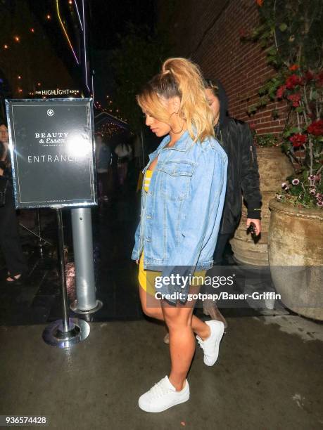 Dinah Jane is seen on March 21, 2018 in Los Angeles, California.