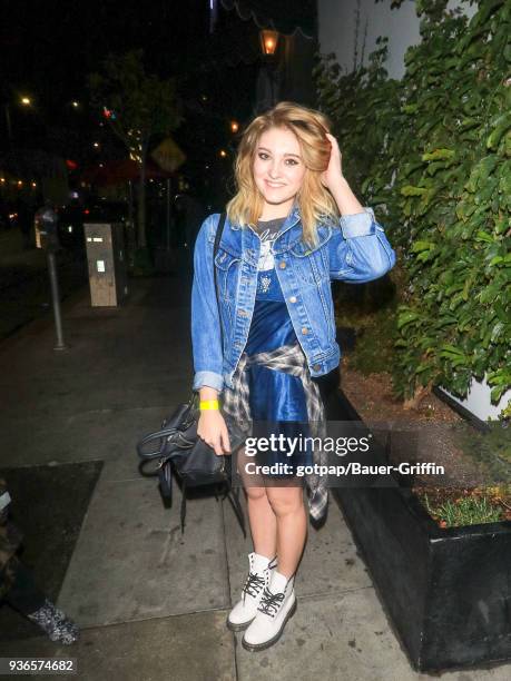 Willow Shields is seen on March 21, 2018 in Los Angeles, California.