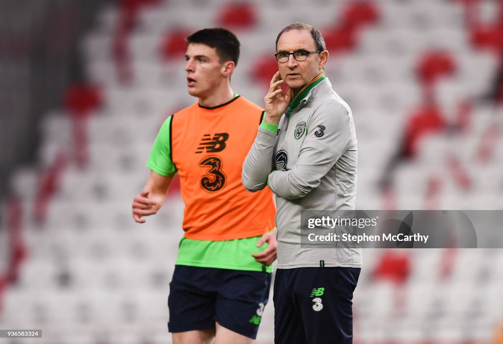 Republic of Ireland Training & Press Conference