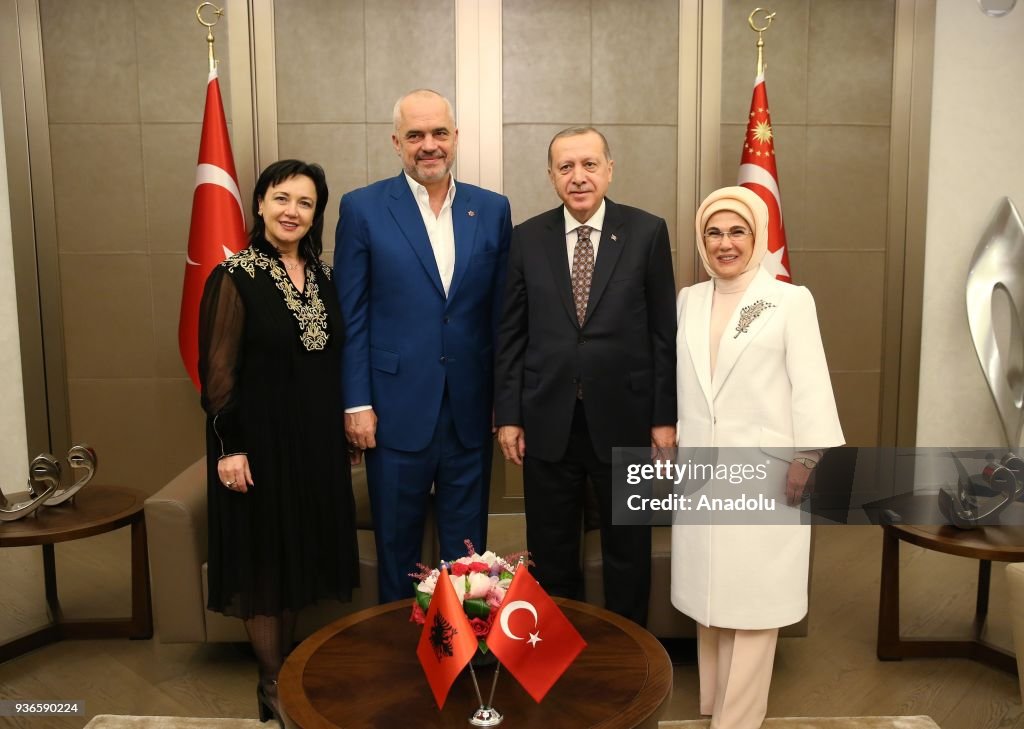Recep Tayyip Erdogan - Edi Rama meeting in Istanbul