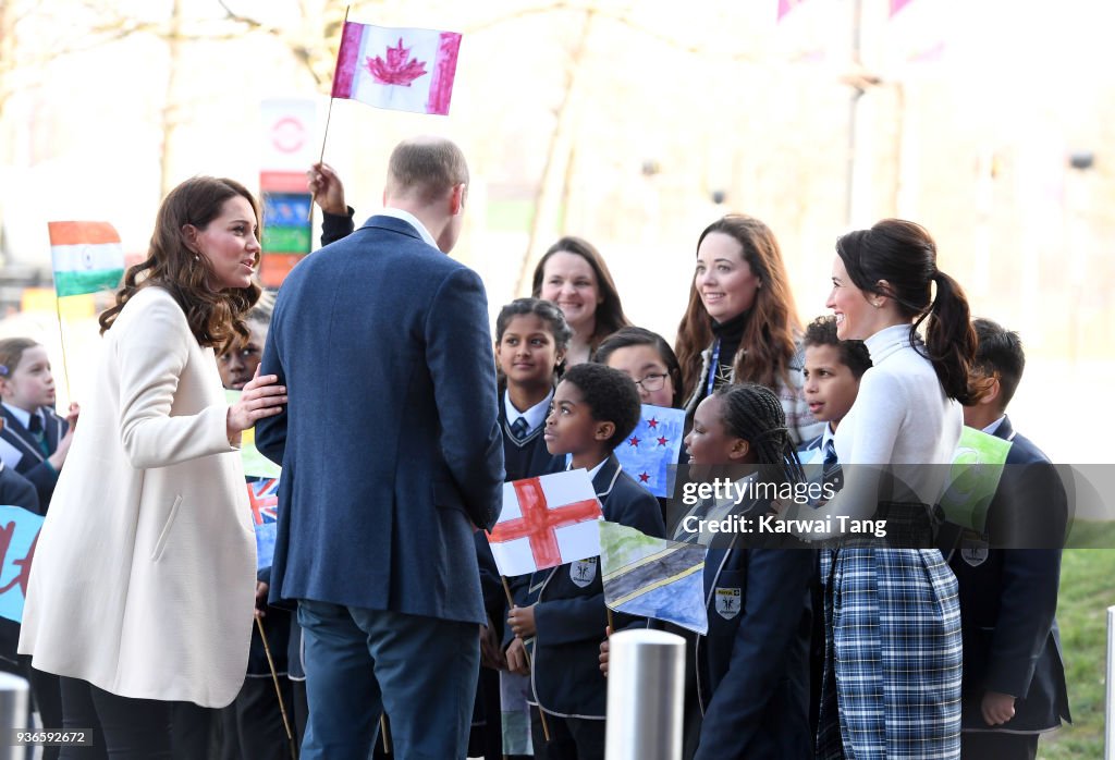 The Duke And Duchess of Cambridge Undertake Engagements Celebrating The Commonwealth