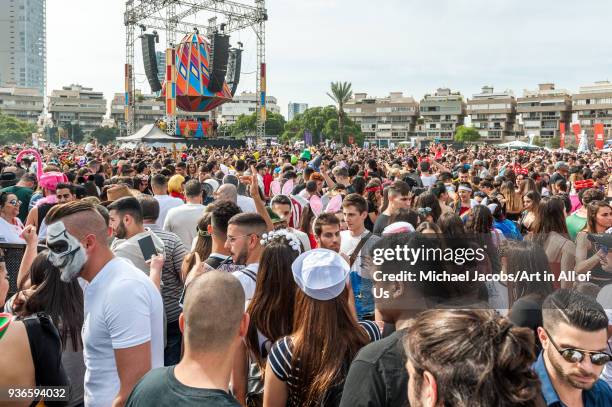 The annual street party is Tel Aviv's biggest Purim event. Purim is a Jewish holiday that commemorates the saving of the Jewish people from Haman,...