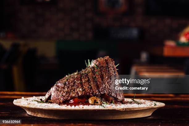 beef steak - bbq restaurant front stock pictures, royalty-free photos & images