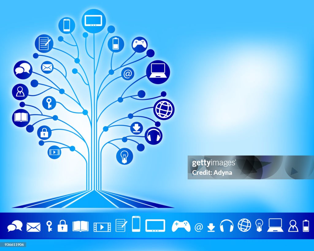 Digital Connection High-Res Vector Graphic - Getty Images