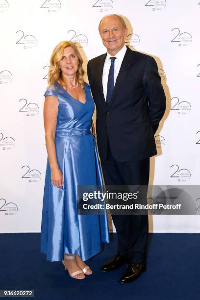Laureate Professor Amy T. Austin from Argentina and Chairman & Chief Executive Officer of L'Oreal and Chairman of the L'Oreal Foundation Jean-Paul...