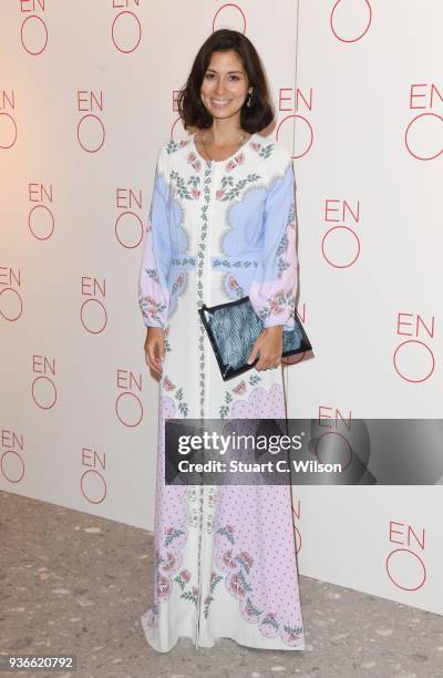 Jasmine Henley attends the La Traviata VIP performance at London Coliseum on March 22, 2018 in London, England.