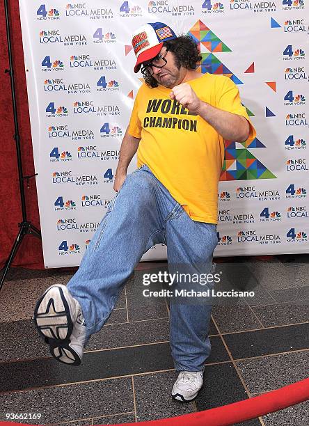 Actor Judah Friedlander attends WNBC's Rockefeller Center Tree Lighting celebration at Rock Center Cafe on December 2, 2009 in New York, New York.