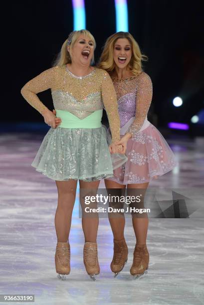 Cheryl Baker and Alex Murphy attend the press launch photocall for the Dancing on Ice Live Tour at Wembley Arena on March 22, 2018 in London,...