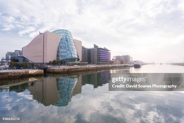 the convention centre in dublin, ireland - convention centre dublin stock pictures, royalty-free photos & images