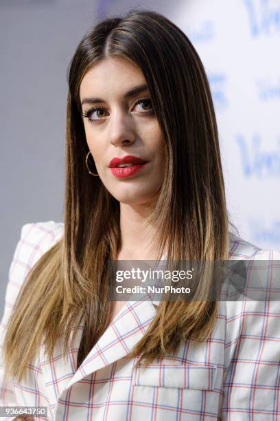 Dulceida attends the presentation of the new Venus Swirl in Madrid. Spain March 22, 2018