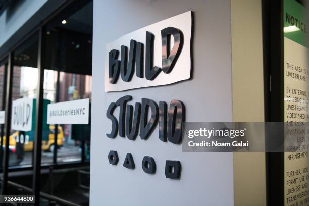 View outside Build Series at Build Studio on March 22, 2018 in New York City.