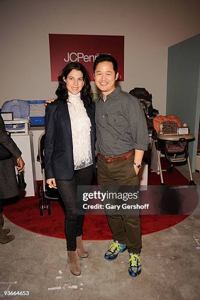 Founder and president of Baby Buggy Jessica Seinfeld and environmental activist Danny Seo, attend the 2009 Baby Buggy Gear Drive Kick-Off Party at...