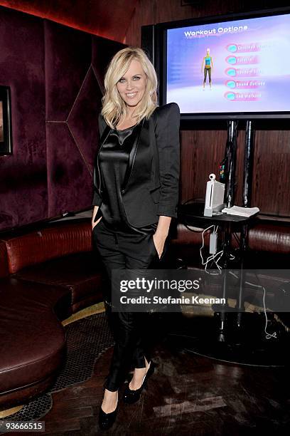 Actress Jenny McCarthy attends the Ubisoft and Oxygen present YOUR SHAPE featuring Jenny McCarthy launch event at Hyde Lounge on December 2, 2009 in...