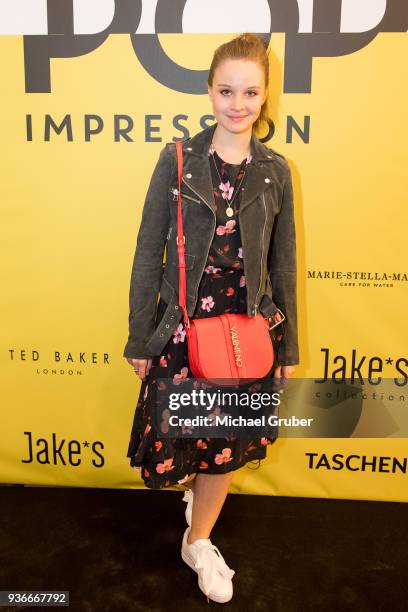 Actress Sonja Gerhardt during the Launch POP event on the occasion of the 20th anniversary of the Peek & Cloppenburg store at Weltstadthaus on March...