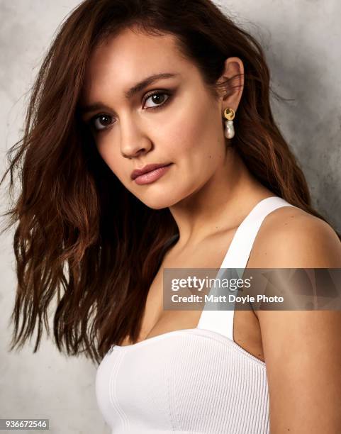 Actress Olivia Cooke is photographed for Back Stage on February 5, 2018 in New York City.