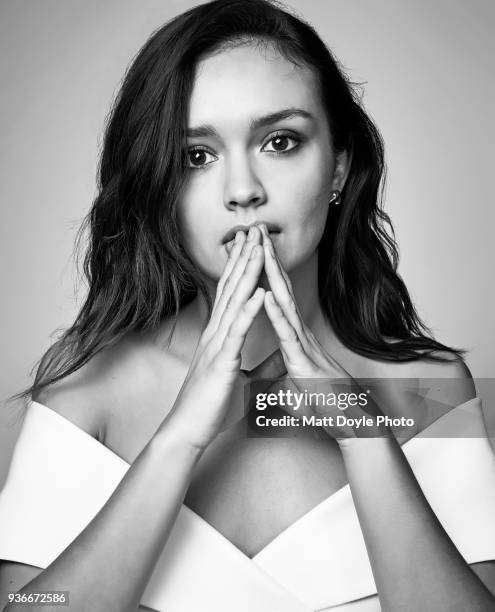 Actress Olivia Cooke is photographed for Back Stage on February 5, 2018 in New York City.