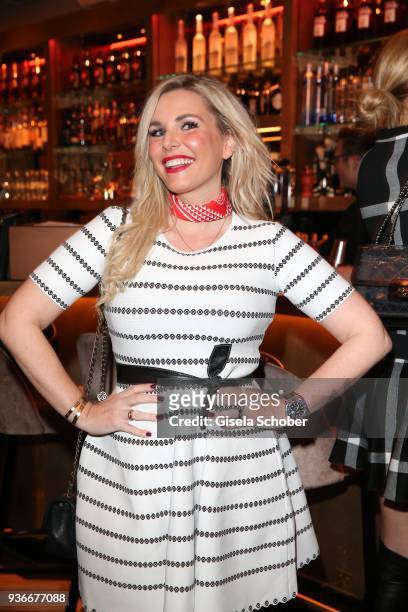 Alessandra Geissel during the 'Spring Fashion & Dance' Party hosted by Joana Danciu at Tambosi on March 22, 2018 in Munich, Germany.