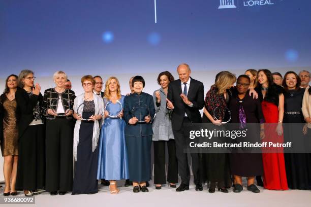 Assistant Director-General for Natural Sciences, Doctor Flavia Schlegl, Laureate Professor Dame Caroline Dean from UK, Laureate Professor Janet...