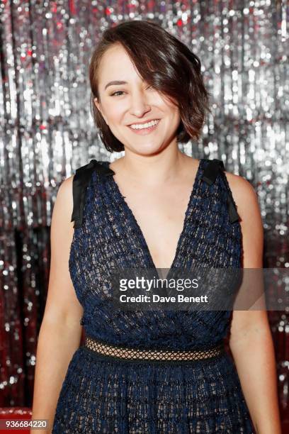 Zelda Williams attends the Self-Portrait store opening after-party at Central St Martins on March 22, 2018 in London, England.