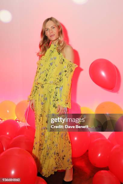 Jessie Bush attends the Self-Portrait store opening after-party at Central St Martins on March 22, 2018 in London, England.