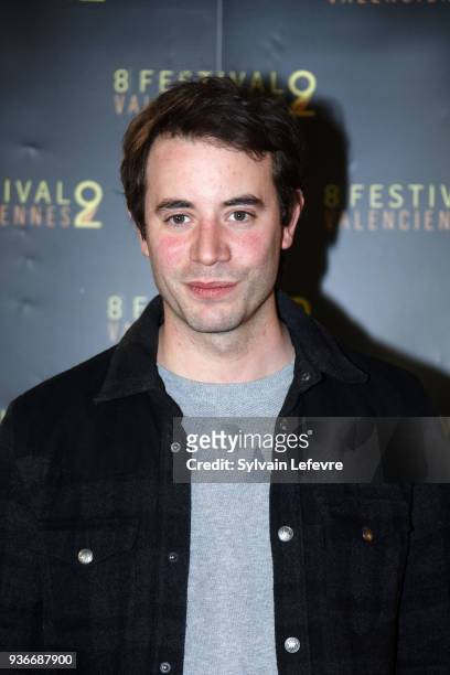 Actor Yannis Lespert attends photocall before the Tribute to Gabriel Yared during Valenciennes Film Festival on March 22, 2018 in Valenciennes,...