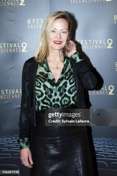 Actress GabrielleLazure attends photocall before the Tribute to Gabriel Yared during Valenciennes Film Festival on March 22, 2018 in Valenciennes,...