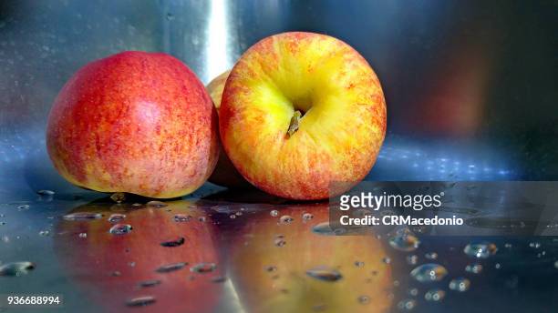 double apple - crmacedonio stock pictures, royalty-free photos & images