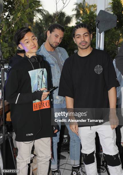 Autograf performs during SiriusXM's "House Of Chill" Miami Music Week Party At The Faena Hotel on March 22, 2018 in Miami Beach City.