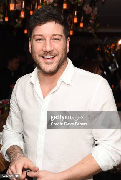 Mtt Cardle attends Beverley Knight's birthday party at The May Fair Hotel on March 22, 2018 in London, England.