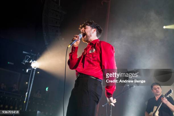 Tom Grennan performs at The O2 Ritz Manchester on March 22, 2018 in Manchester, England.