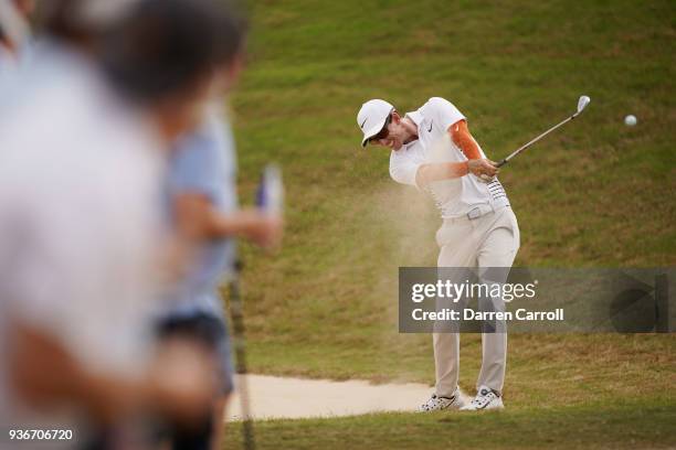 Dylan Frittelli of South Africa plays a shot on the 12th hole during the second round of the World Golf Championships-Dell Match Play at Austin...