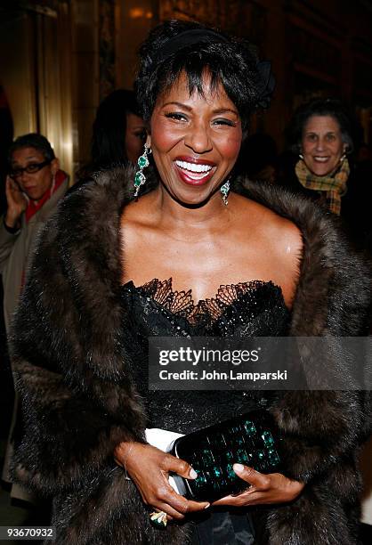 Pauletta Washington attends the Alvin Ailey opening night pala performance at the New York City Center on December 2, 2009 in New York City.