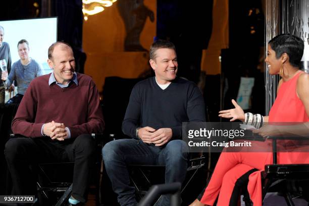 Water.org co-founders Matt Damon and Gary White joined StellaArtois and journalist Tamron Hall to discuss the impact of the brands partnership with...