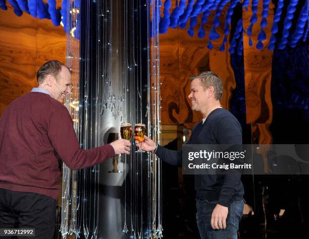 Water.org Co-Founders Matt Damon and Gary White join Stella Artois to commemorate World Water Day with the unveiling of Water Ripples by Stella...