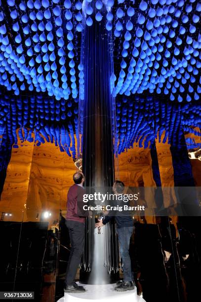 Water.org Co-Founders Matt Damon and Gary White join Stella Artois to commemorate World Water Day with the unveiling of Water Ripples by Stella...