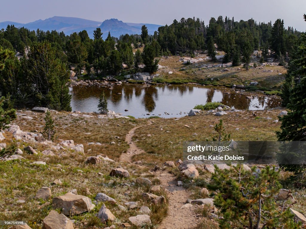 Beartooth Byway Scenic Pristine Mountain Lake, Wyoming