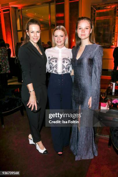 German actress Alexandra Neldel, German actress Jennifer Ulrich and German actress Sonja Gerhardt during the Reemtsma Liberty Award 2018 on March 22,...